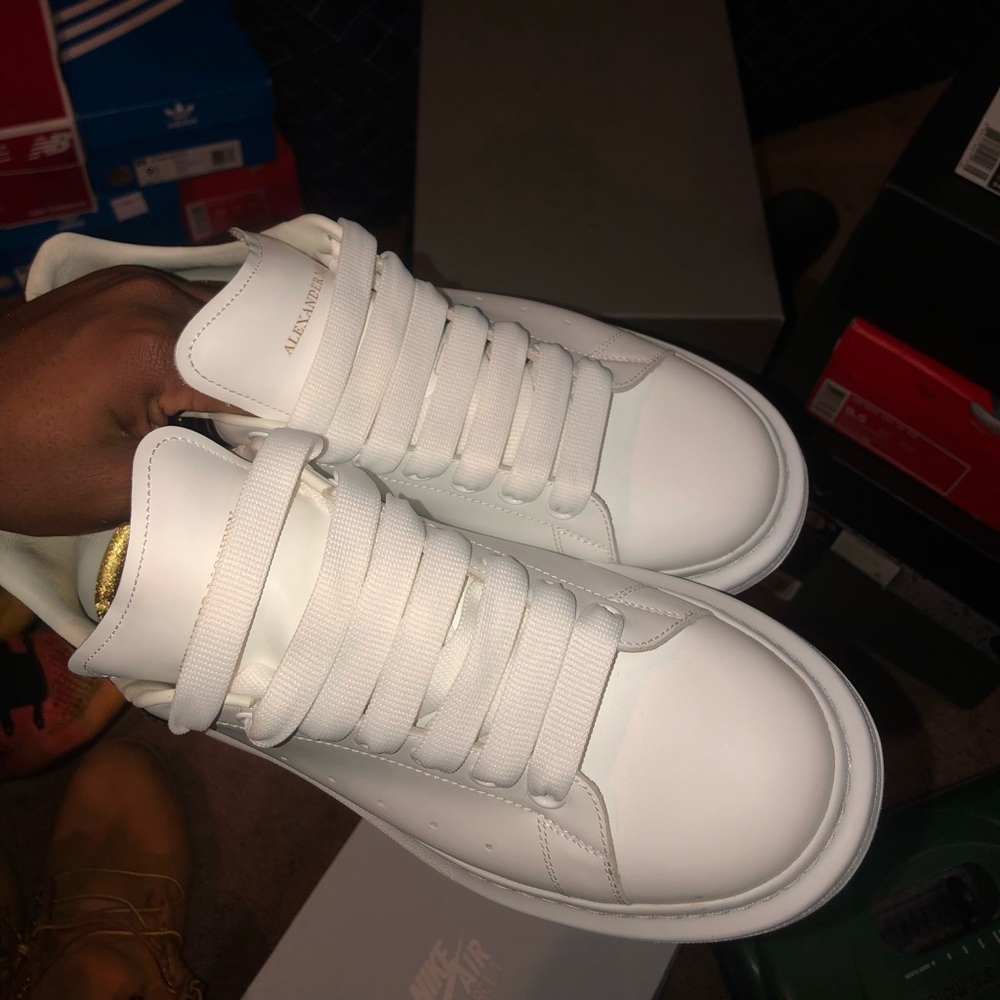 *RARE* Alexander McQueen Leather Lace-Up Sneakers